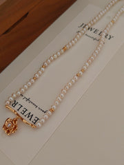 Rose Pearl Necklace