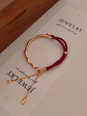 Braided 18K Gold Bracelet
