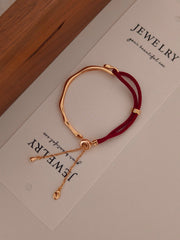 Braided 18K Gold Bracelet