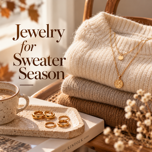 Jewelry for Sweater Season: The Best Pieces to Wear With Knits