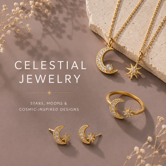 Celestial Jewelry for Women: Stars, Moons & Cosmic-Inspired Designs