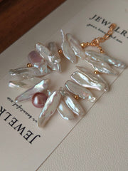 18k Gold Plated Natural Freshwater Pearl Bracelet 