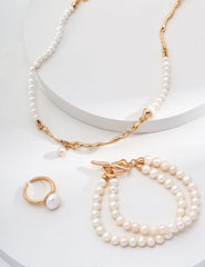 Double Strand Pearl Bracelet | The Aethels