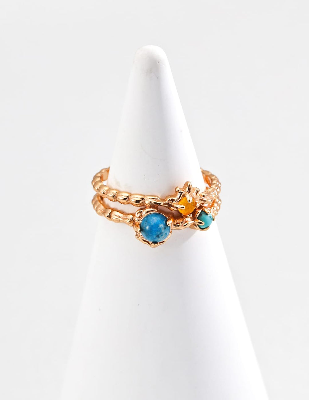 S925 Sterling Silver Vintage Gemstone Ring