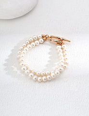Double Strand Pearl Bracelet | The Aethels