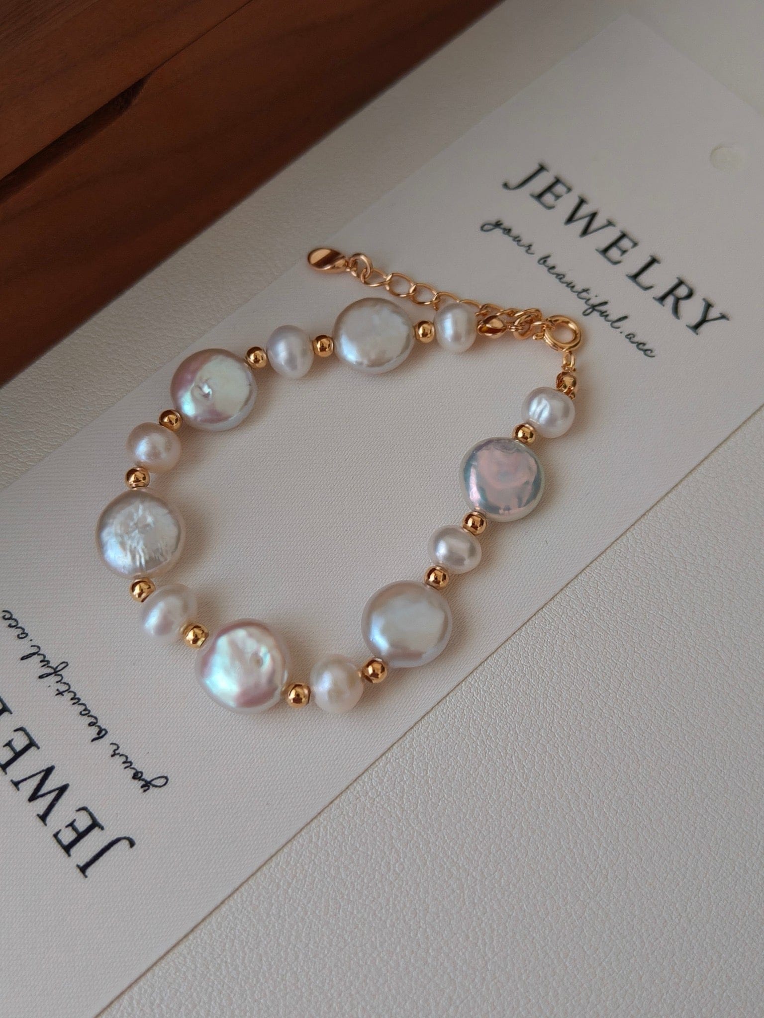 Baroque Pearl Bracelet | The Aethels