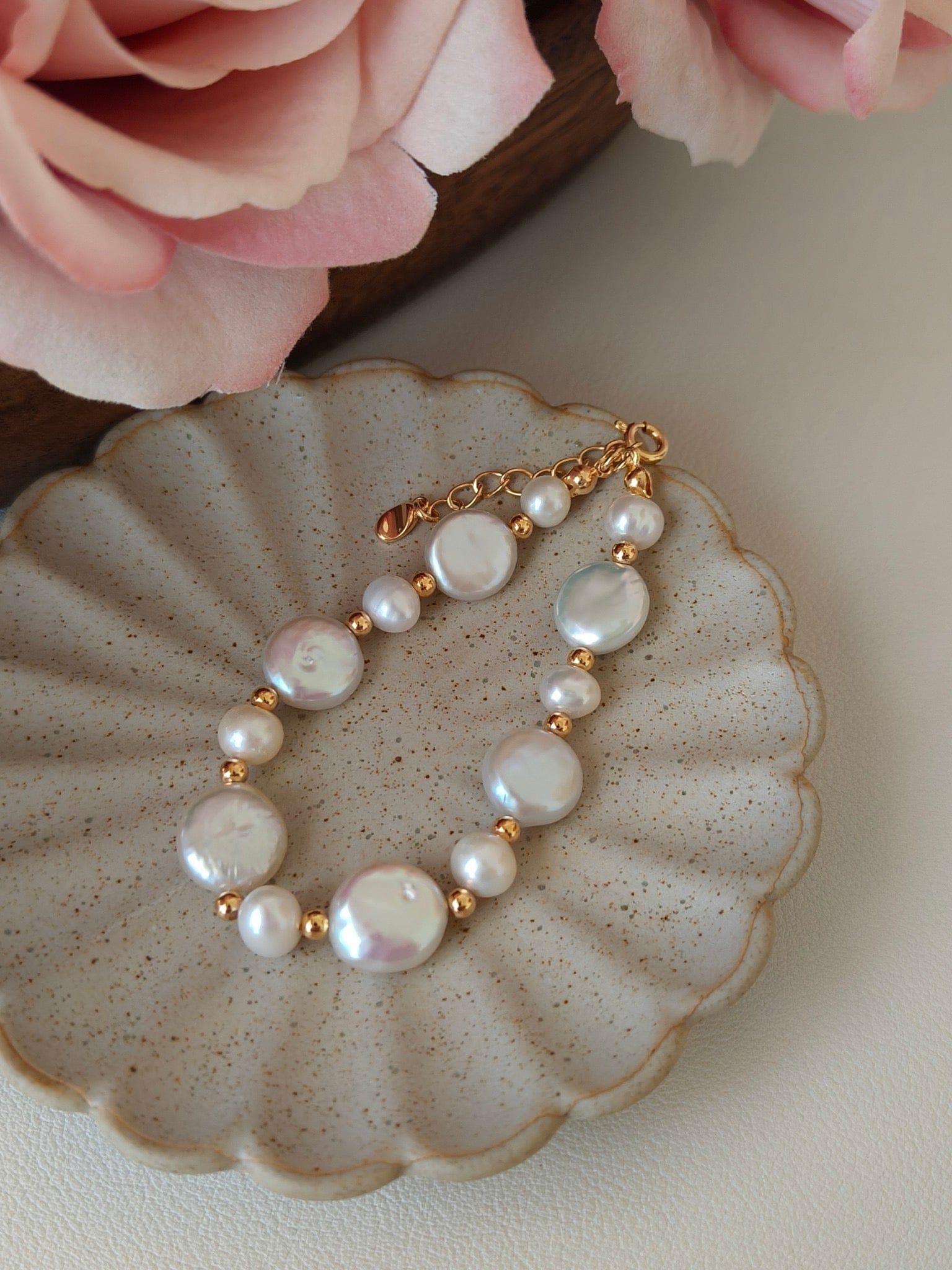 Baroque Pearl Bracelet | The Aethels