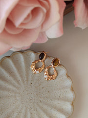 Tiger's Eye Stone Earrings